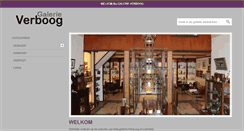 Desktop Screenshot of galerie-verboog.nl