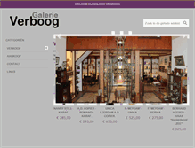 Tablet Screenshot of galerie-verboog.nl